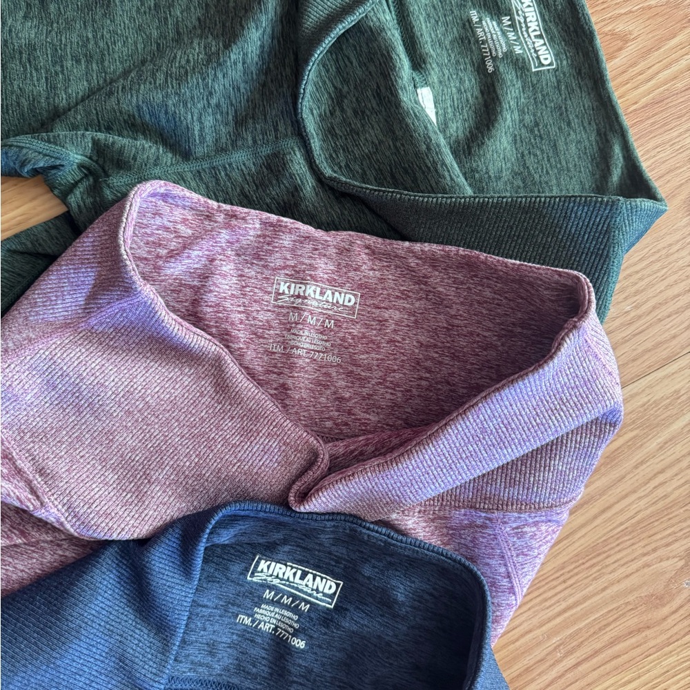 Kirkland Signature Women's Leggings - Green, Pink, and Blue
